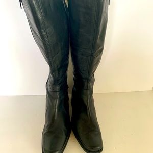 Andrew Geller Voyage Leather Riding Boots 7.5